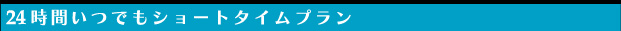 24時間いつでもショートタイムプラン